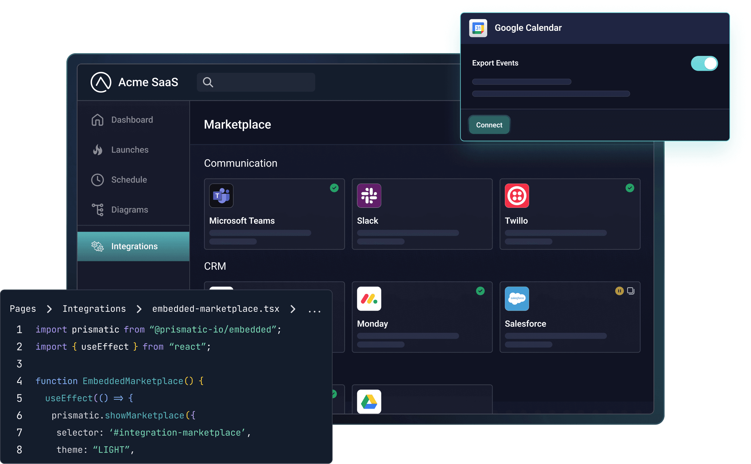 Platform overview screenshot