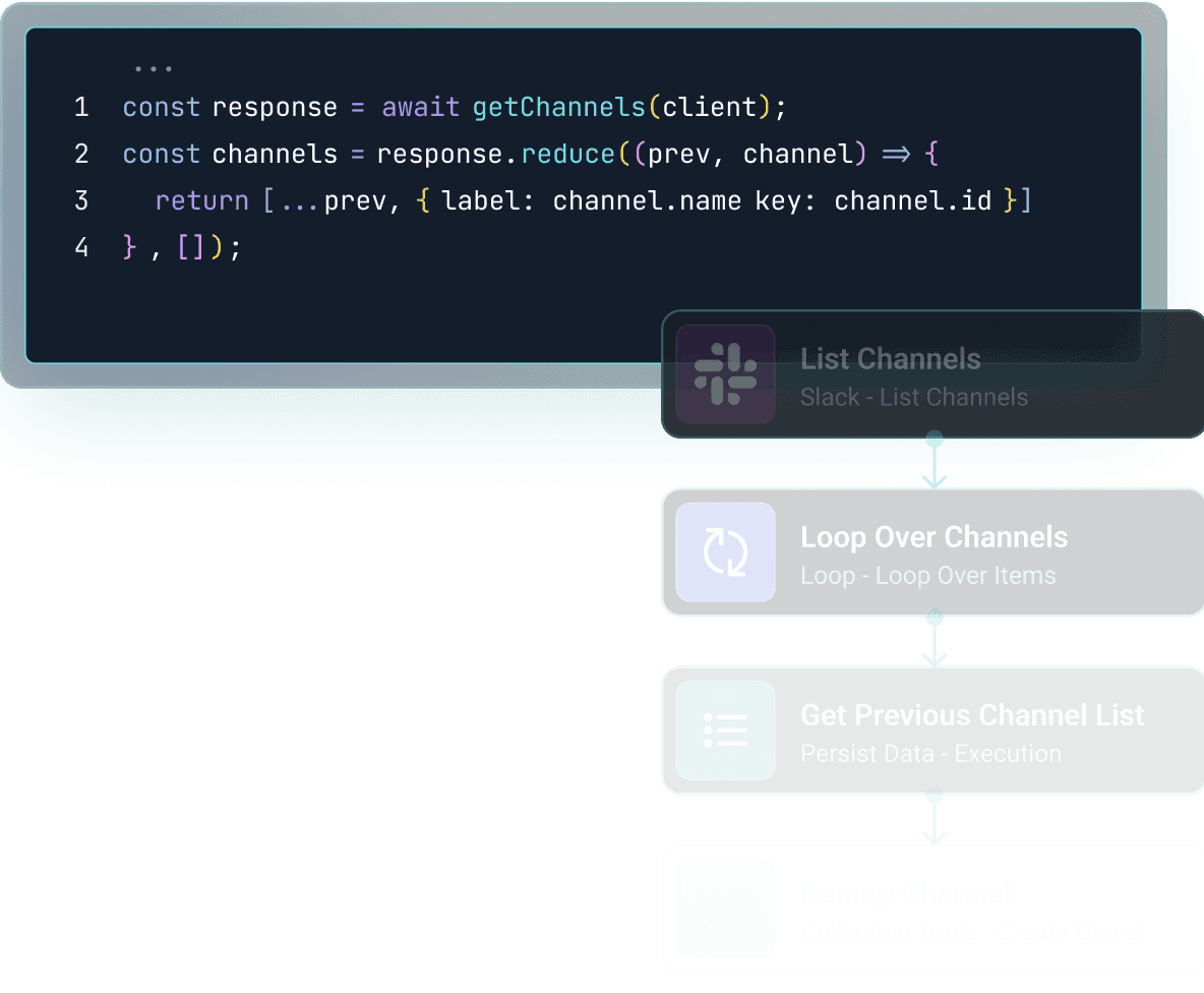 Low code designer screenshot