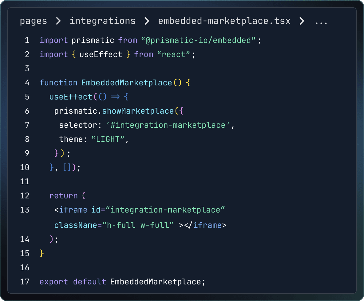 Embed UX