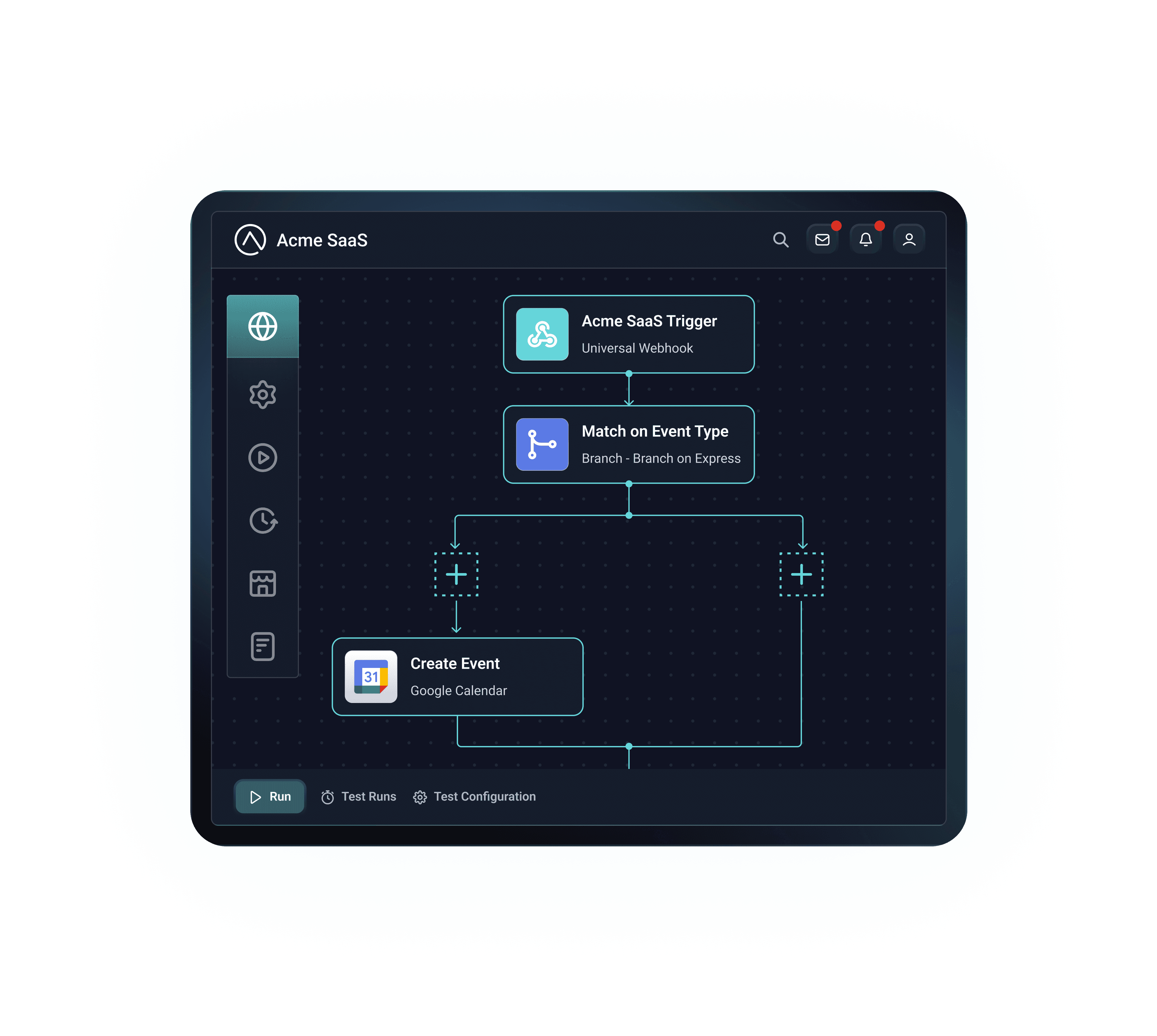 Embedded designer in Acme SaaSscreenshot