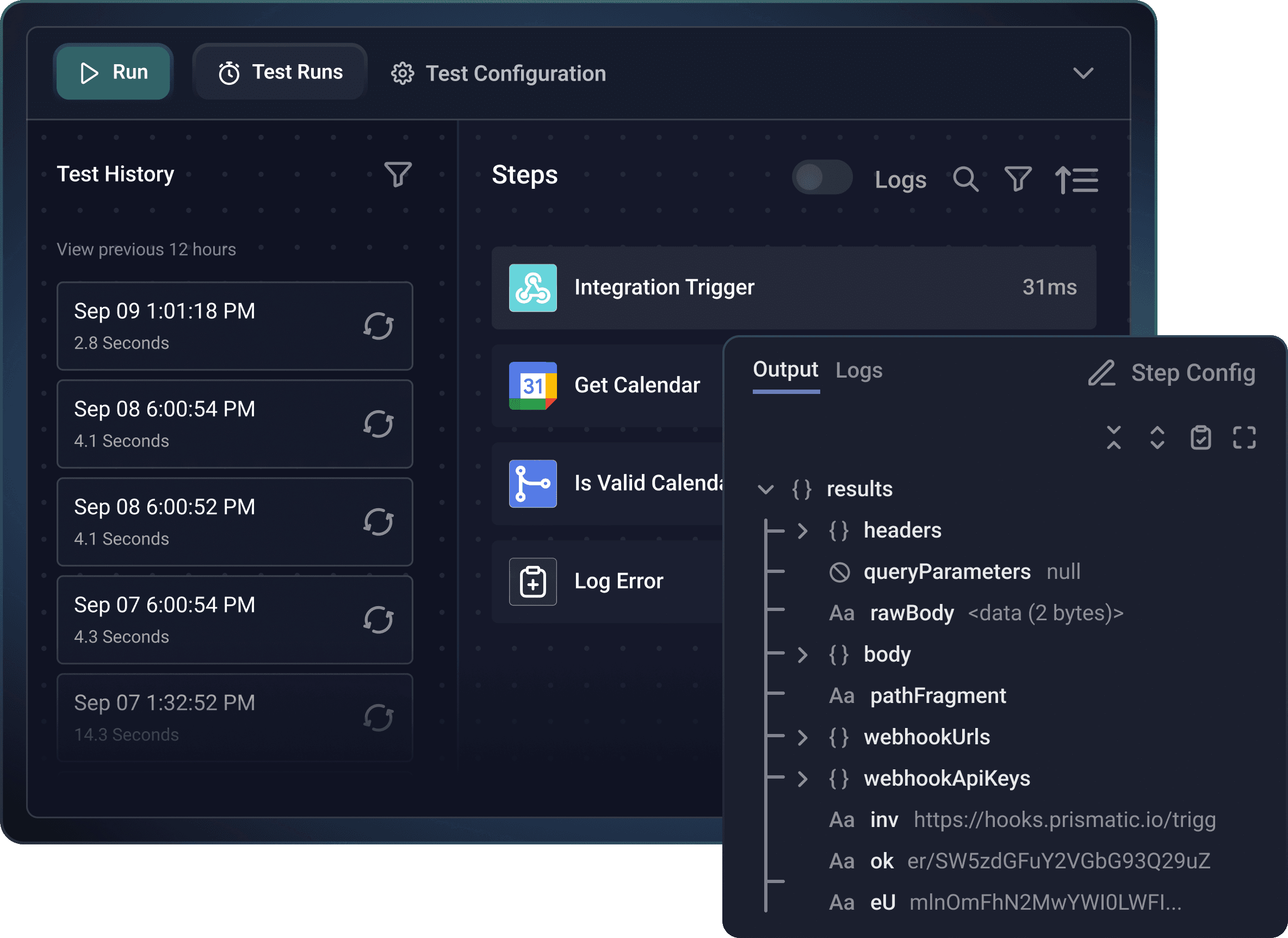 Testing Framework Screenshot