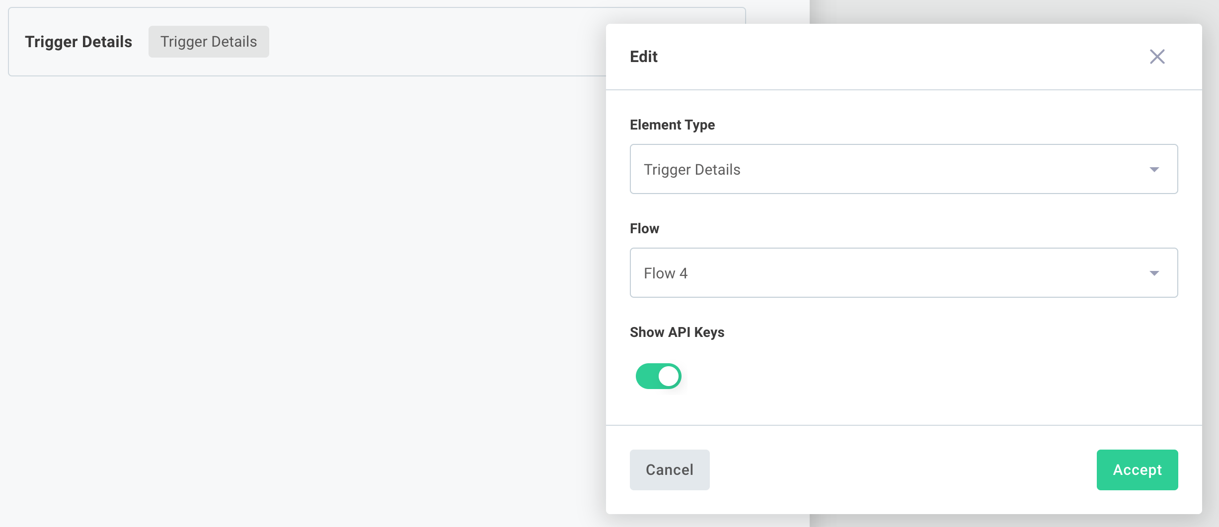 Add trigger details to config wizard in Prismatic app(maxWidth: 700px)