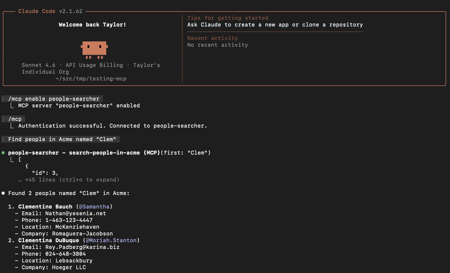 Claude invoking our flow as an MCP tool 