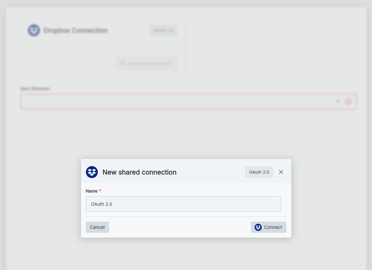 Customer view of a user connection