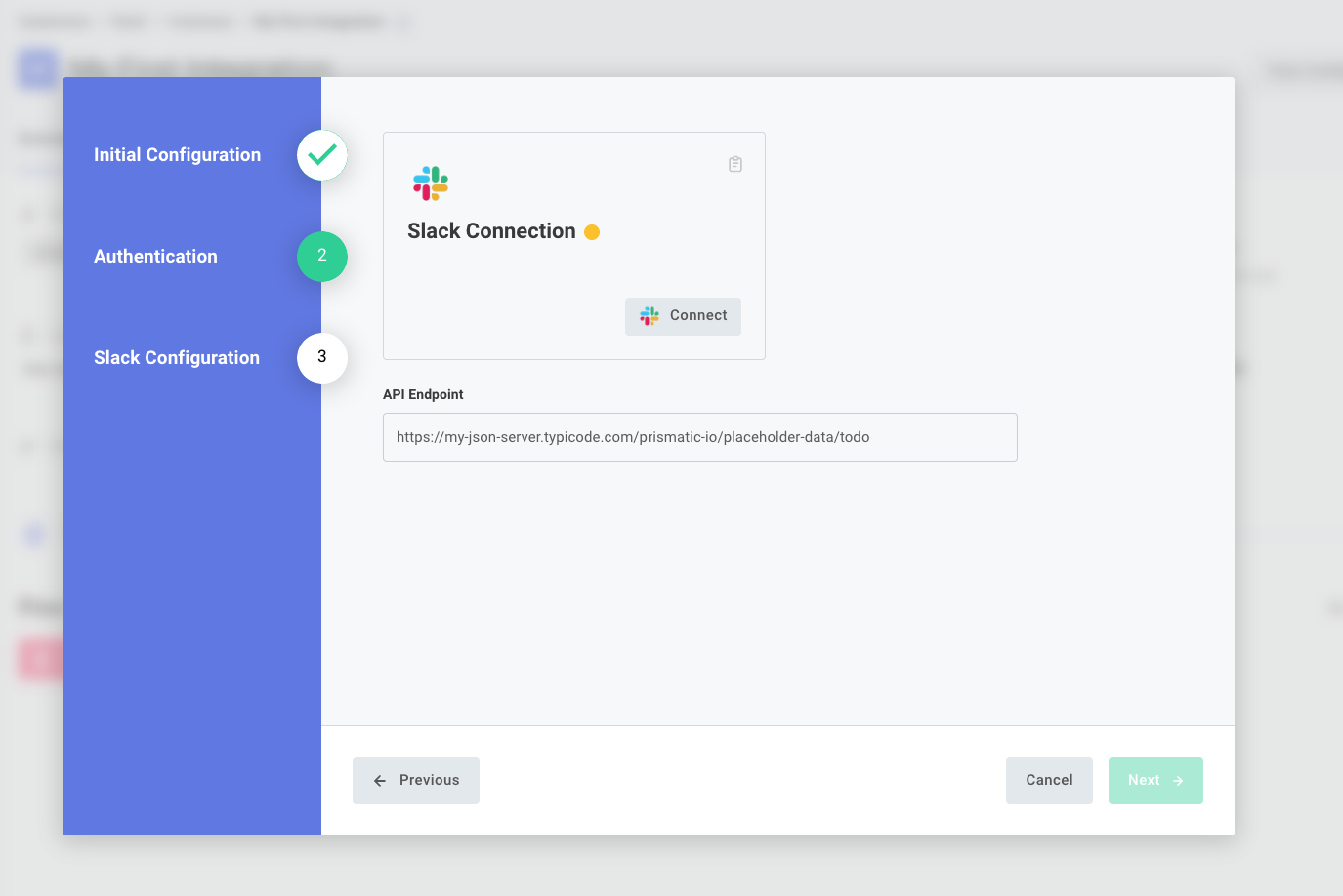 Configure and deploy an instance in Prismatic app(maxWidth: 800px)