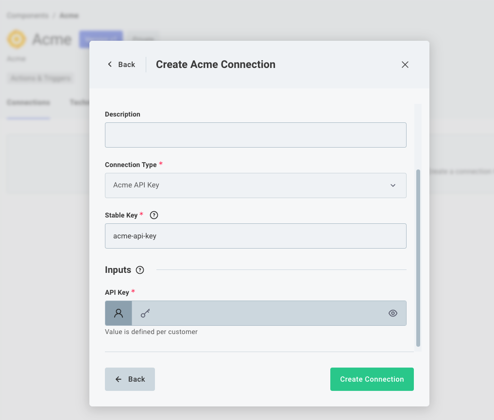 Create a new organization-activated customer connection