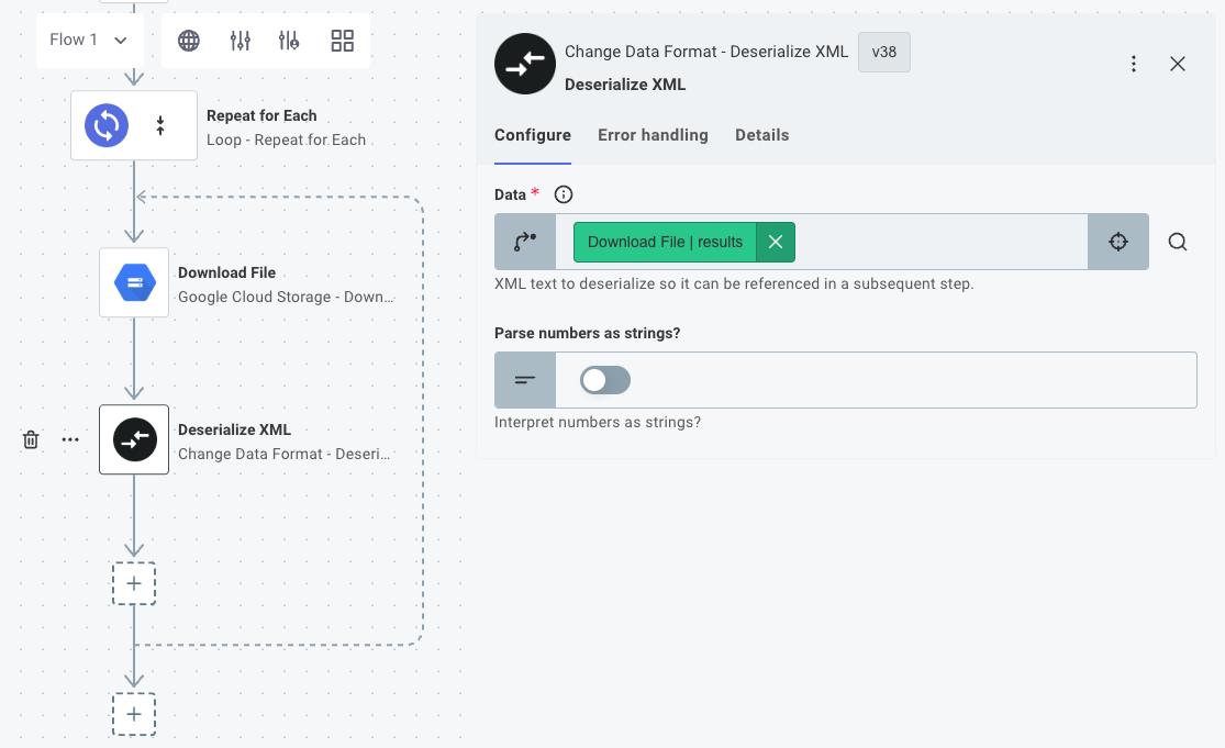 Download current file results