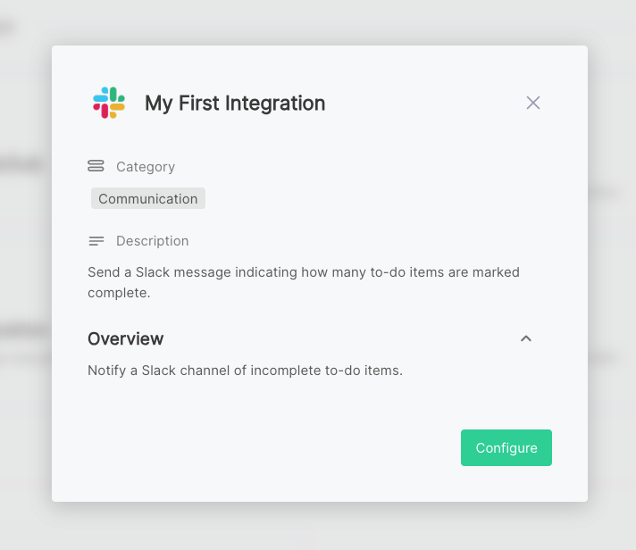 Activate integration from embedded marketplace(maxWidth: 500px)