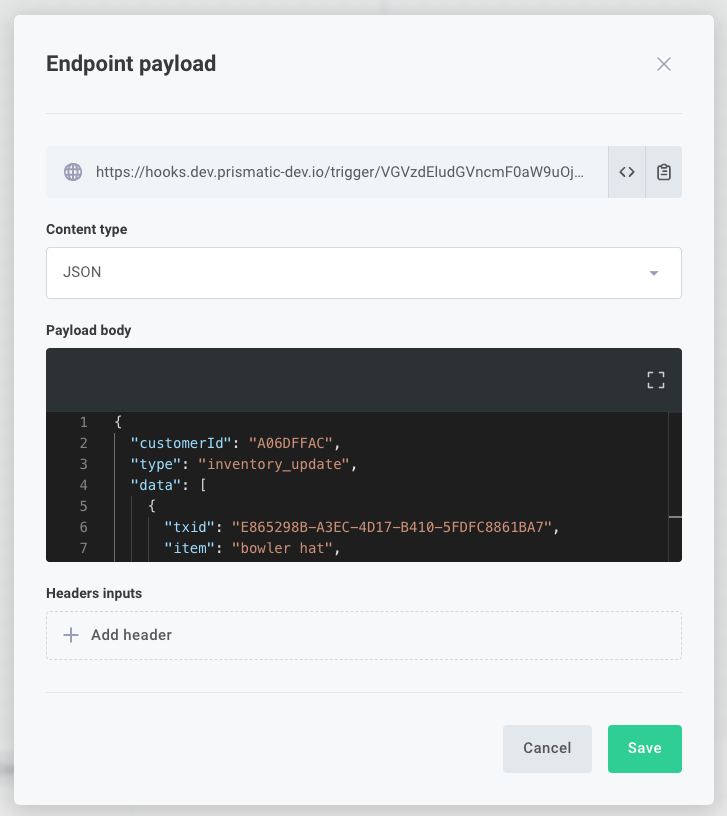Endpoint Test Payload(maxWidth: 600px)