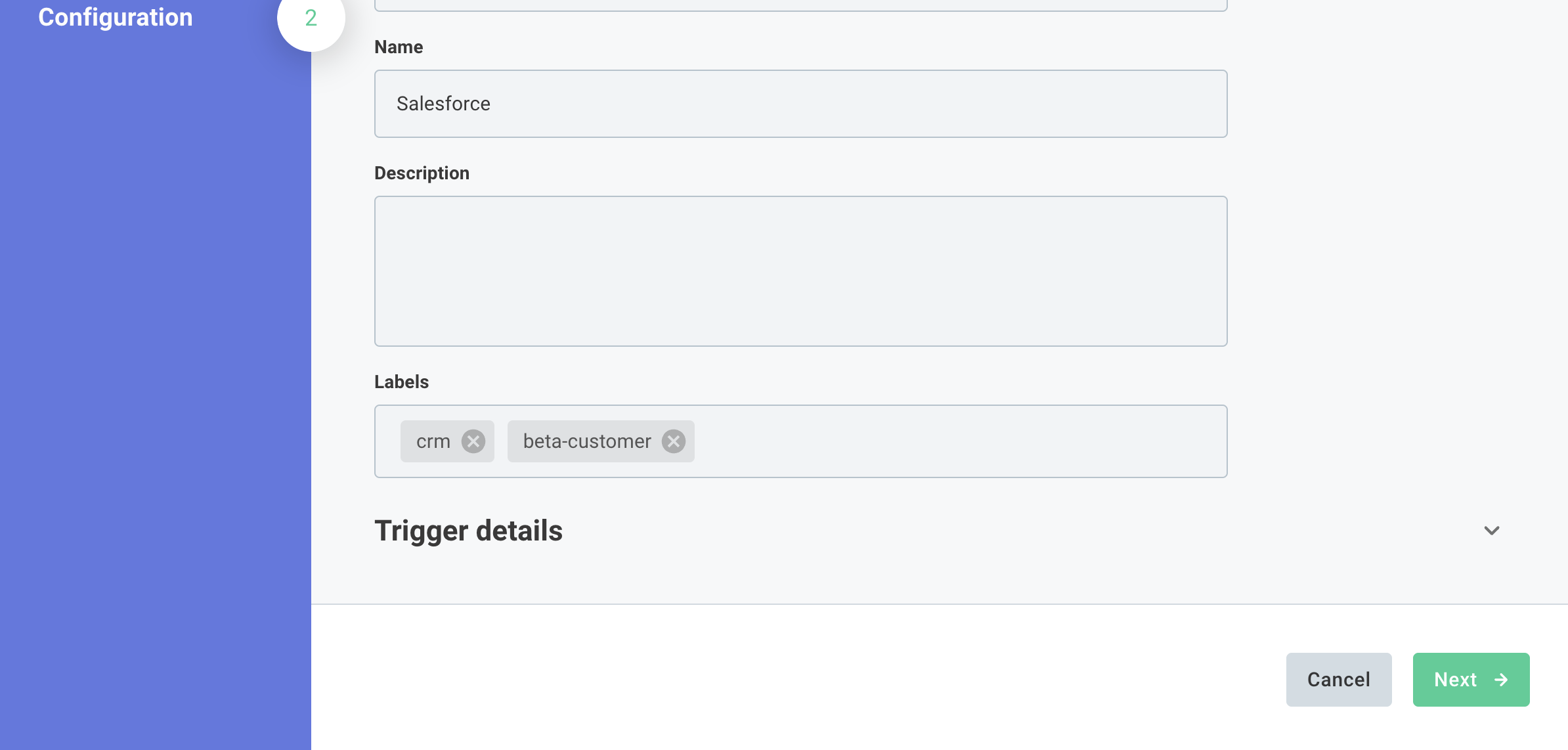 Set instance labels in Prismatic app(maxWidth: 700px)