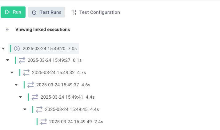 Execution lineage for recursive flows(maxWidth: 600px)