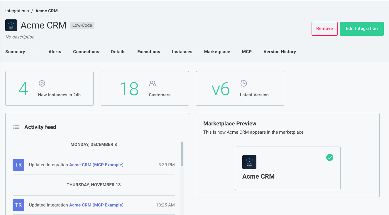 Screenshot of new integration landing page(maxWidth: 800px)