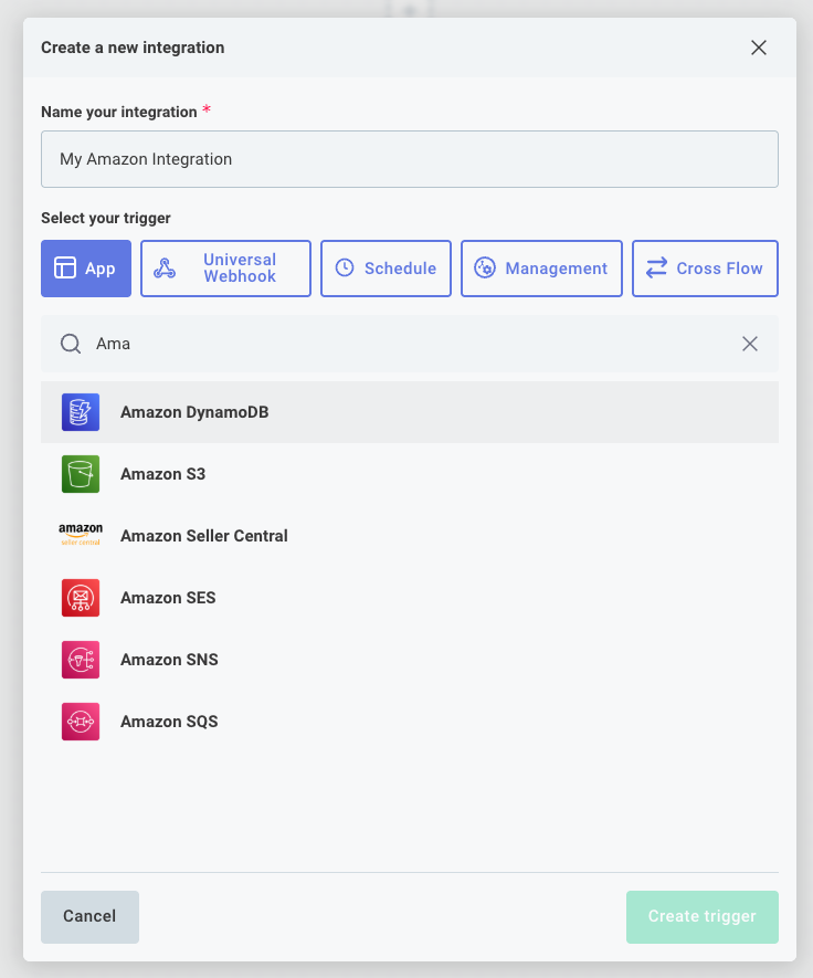 Add integration in Prismatic app(maxWidth: 620px)
