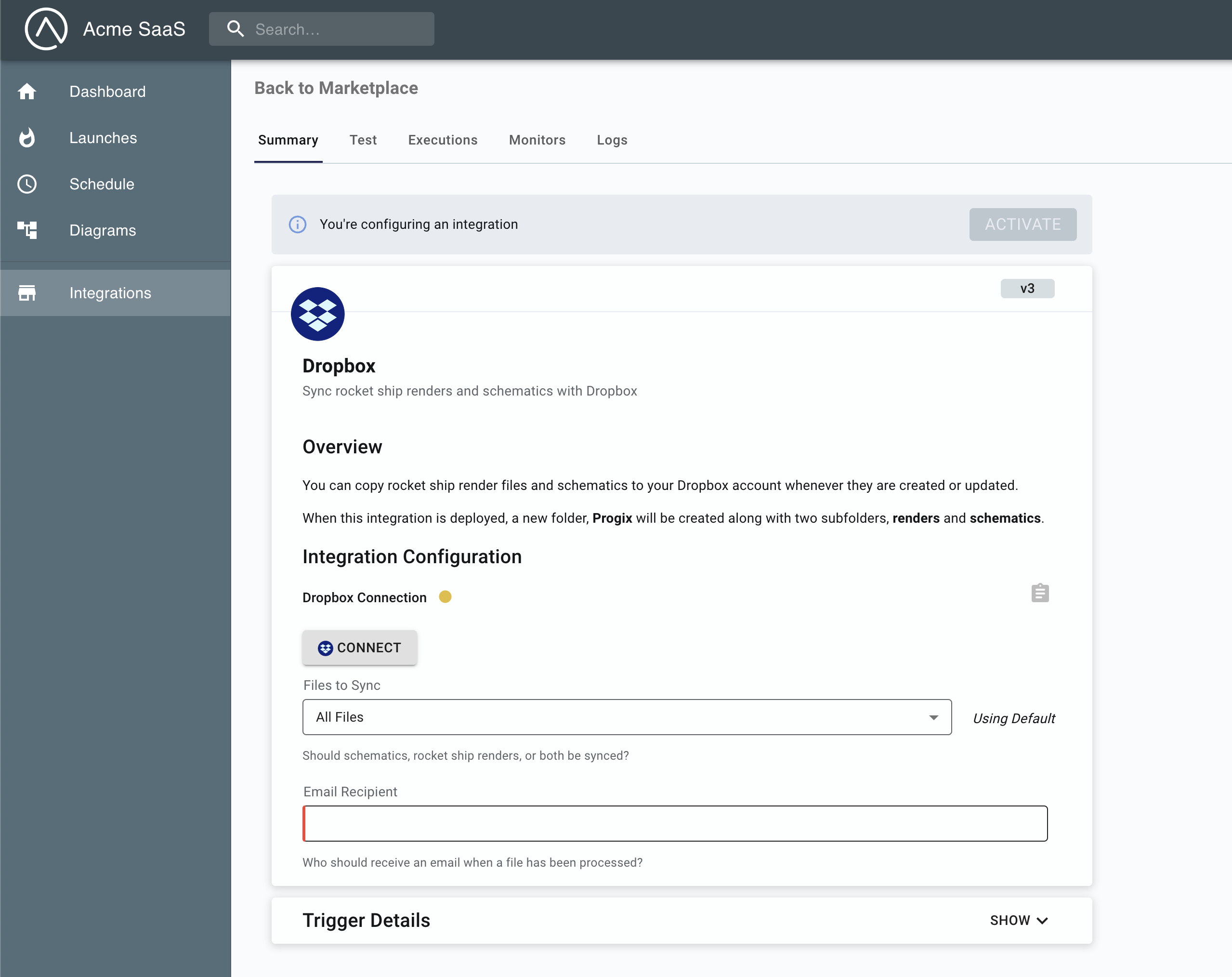 Embedded Instance Configuration Experience (Before)(maxWidth: 600px)