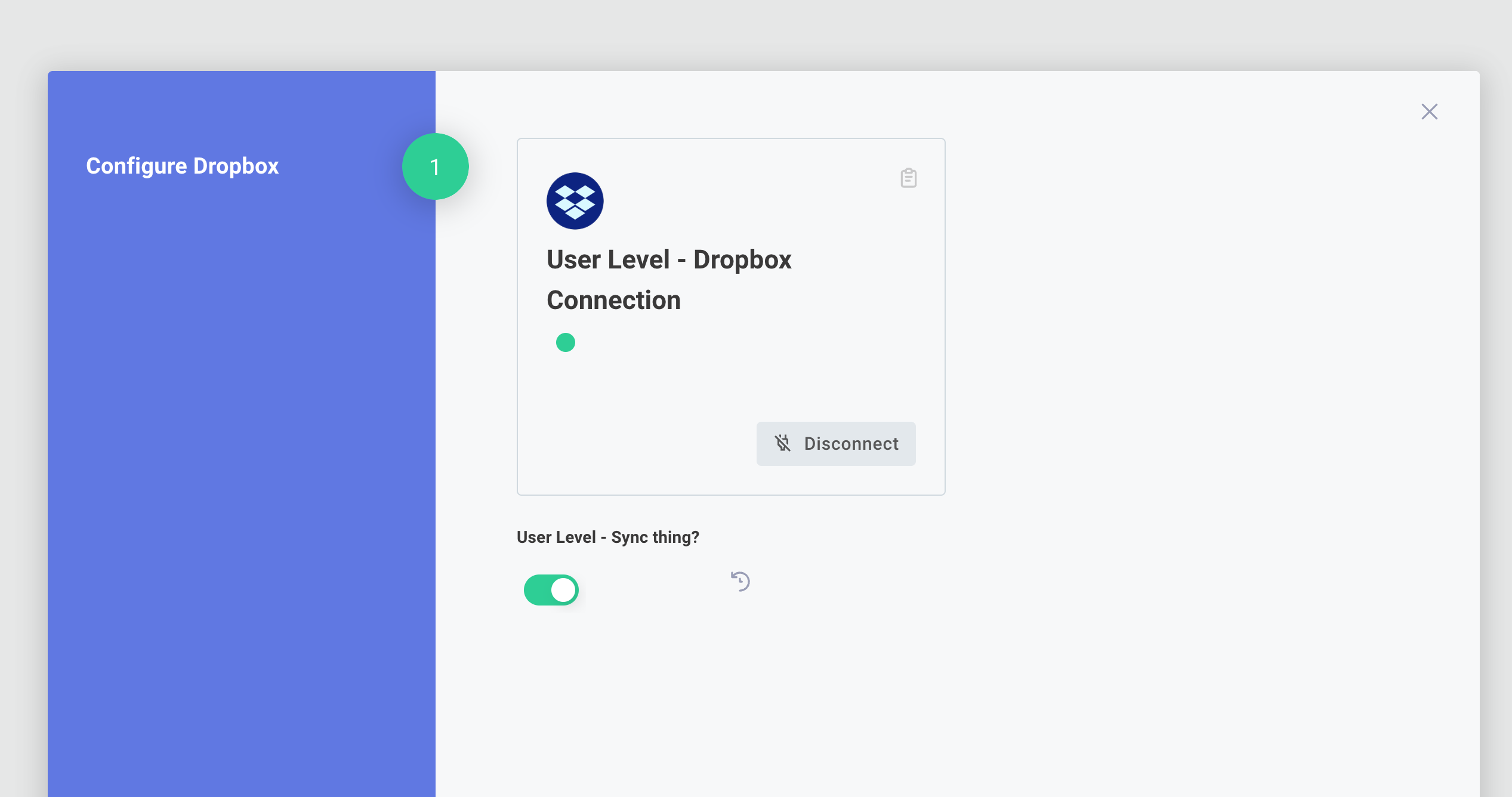 User level config wizard(maxWidth: 600px)