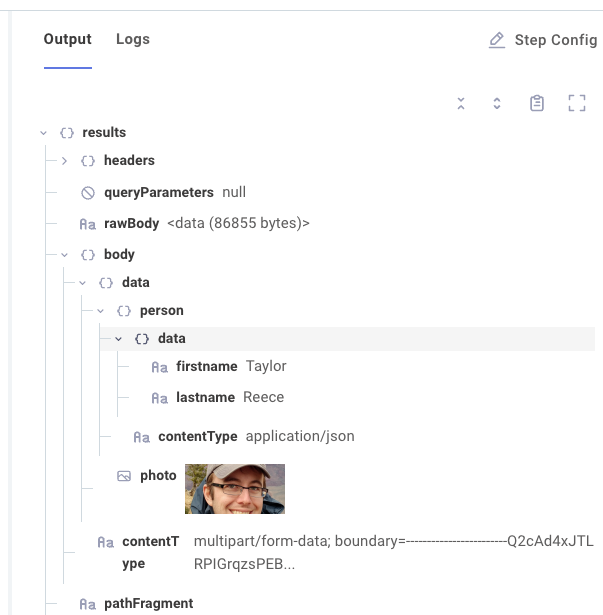 Post multipart data with webhook triggers in Prismatic app(maxWidth: 500px)