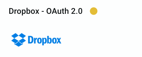 Dropbox OAuth 2.0 connection