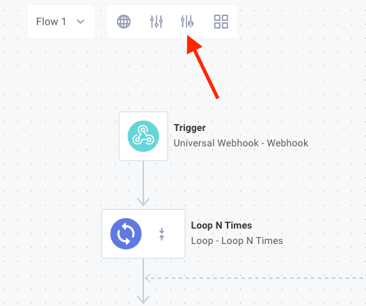 ULC button in the integration designer