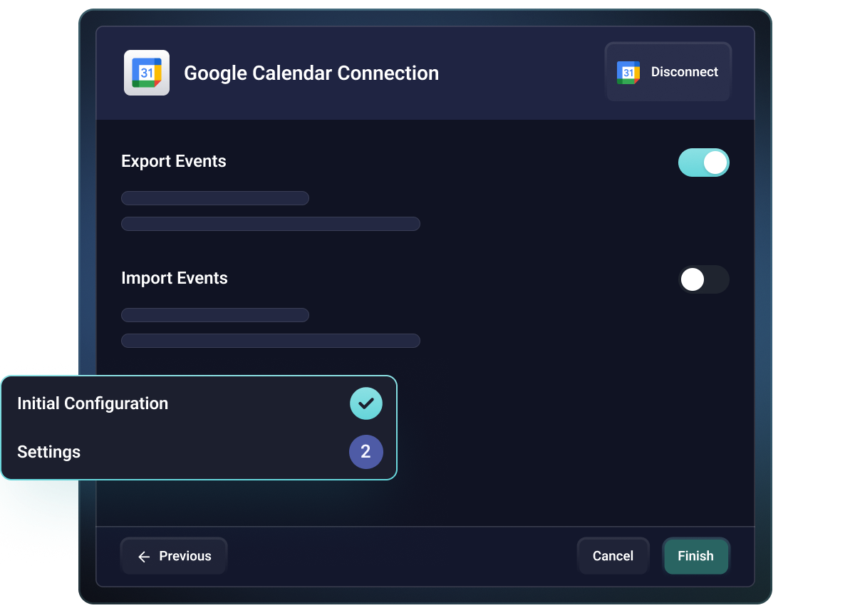 Configure an instance of an integration