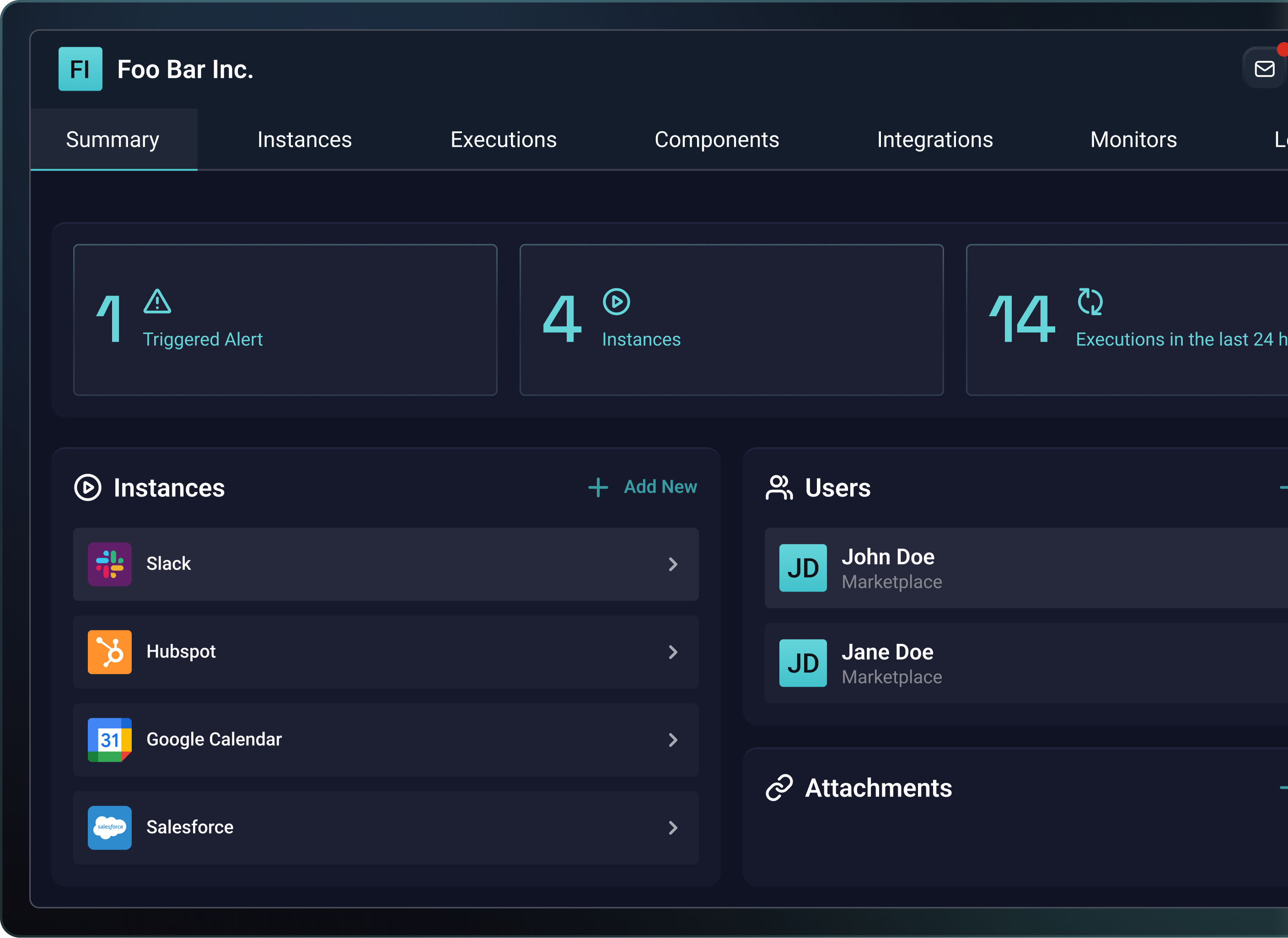 Monitoring integrations in Prismatic