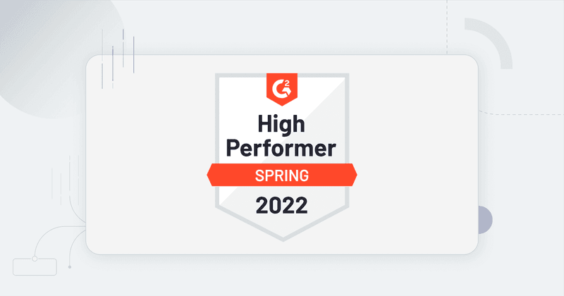 G2 High Performer, Spring 2022