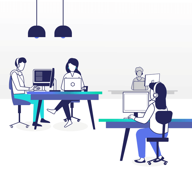 Illustration of working at Prismatic.io, a tech startup working on embedded integrations for B2B software companies.